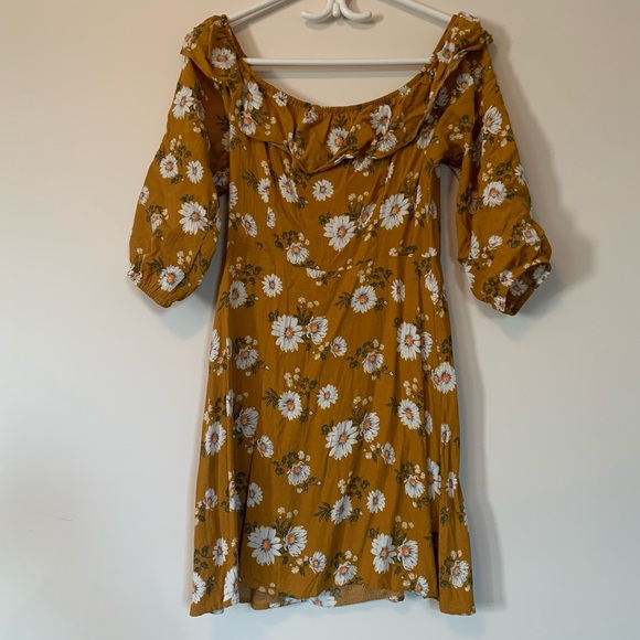 Bleuh Ciel Off The Shoulder Sun Dress - Picture 2 of 6